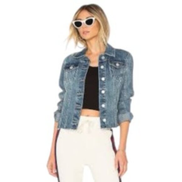 Blank NYC Trucker Denim Jacket XSmall - Picture 1 of 4
